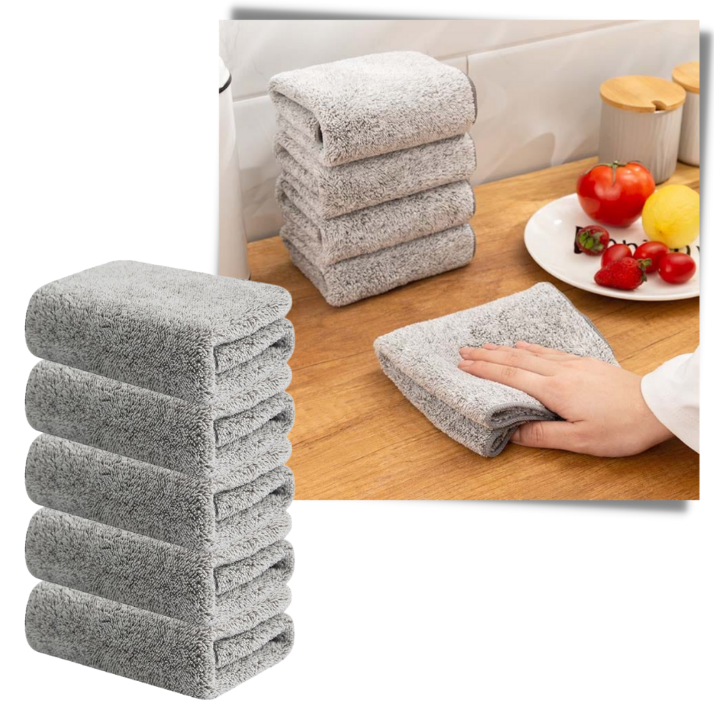 Pack de Chiffons en microfibre de bambou