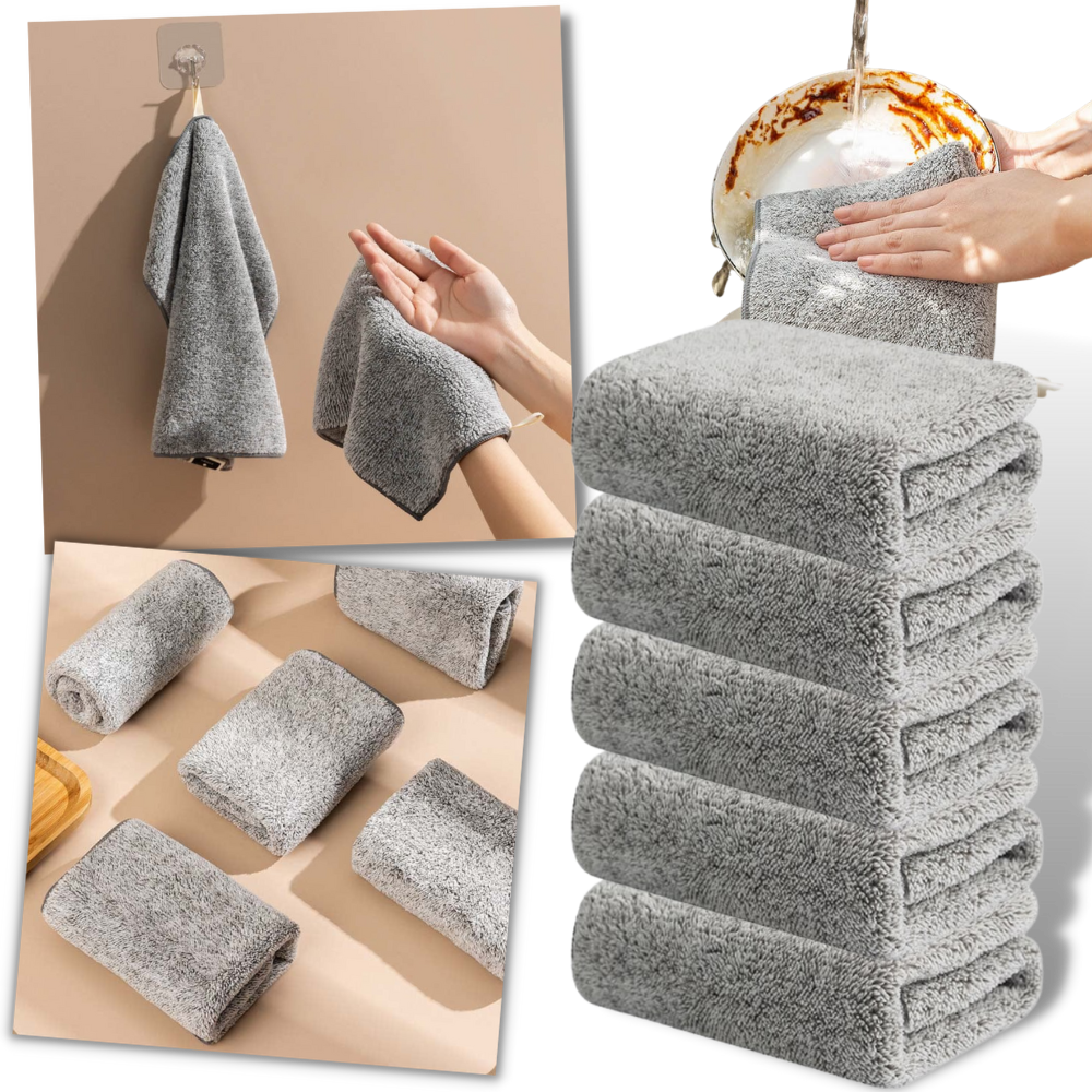 Pack de Chiffons en microfibre de bambou