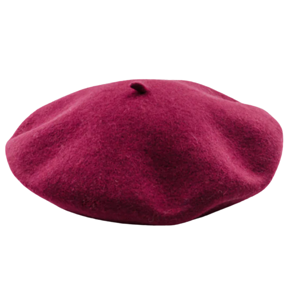Béret classique en laine pour femme