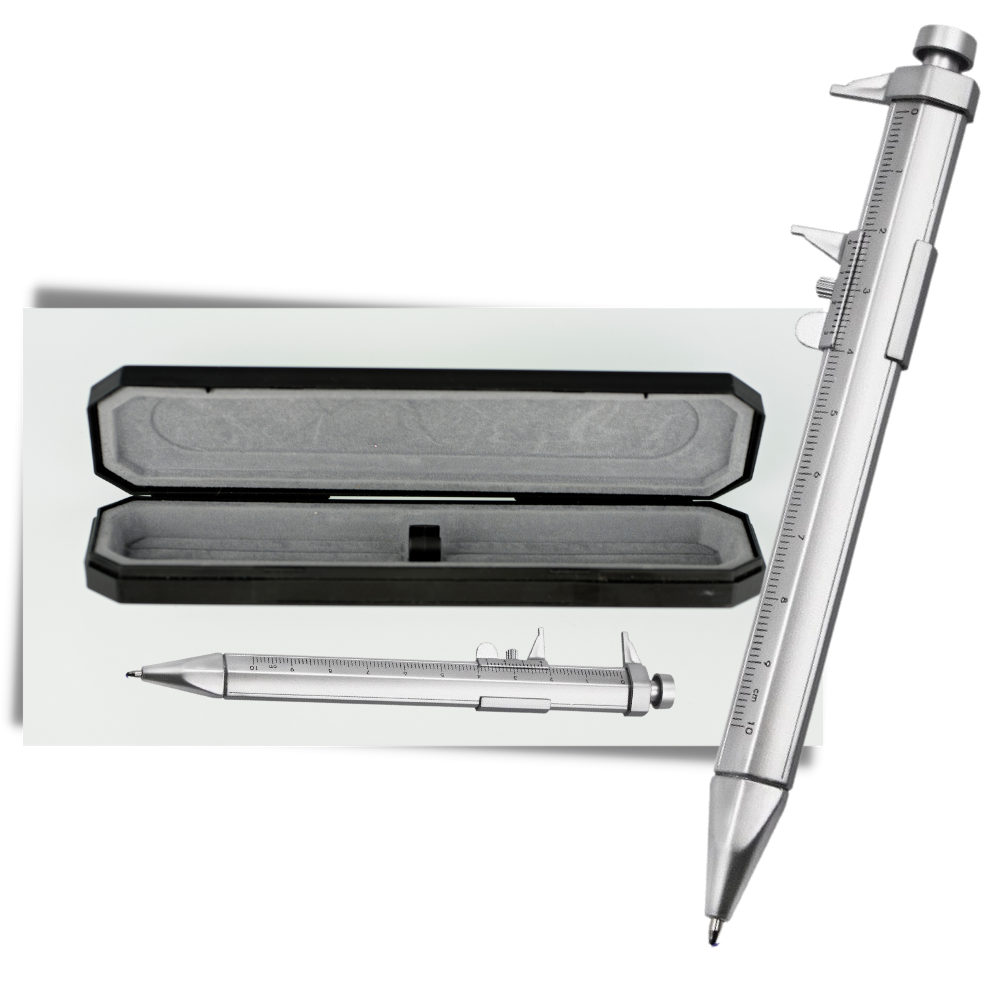 Stylo à bille étrier multifonctionnel Vernier
