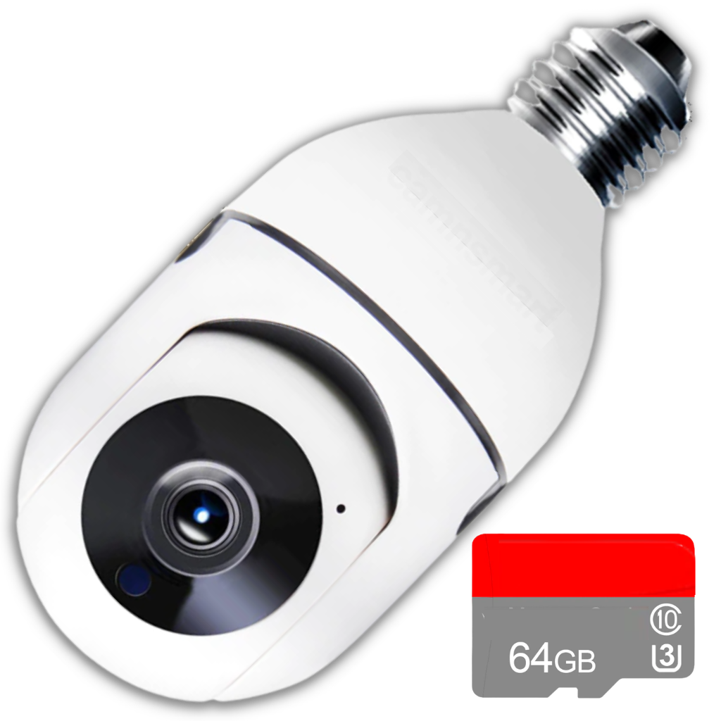 Ampoule intelligente avec caméra de surveillance