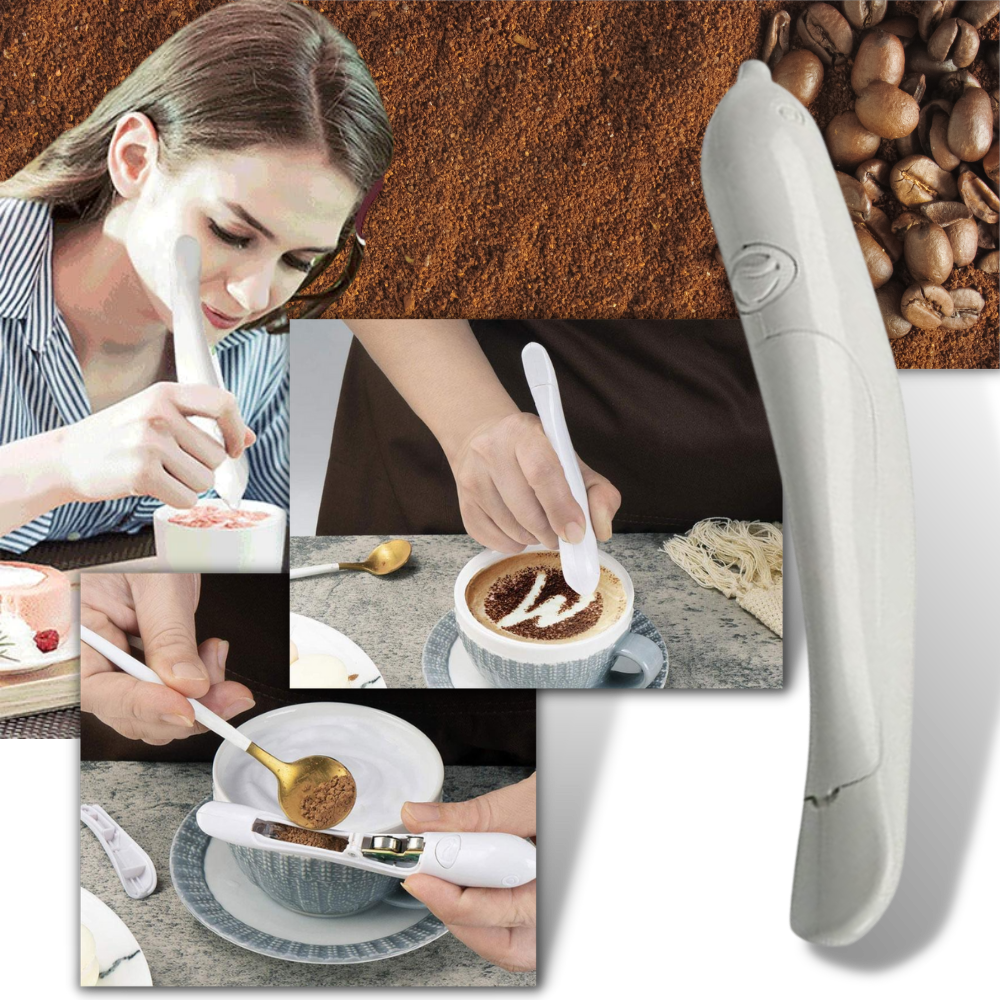 Stylo décoratif pour café