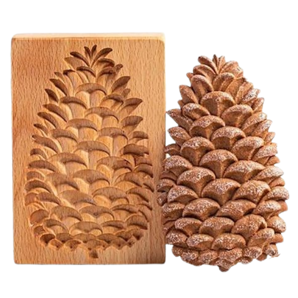 Moule à biscuits en bois