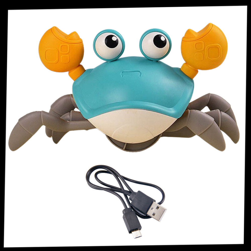 Jouet crabe avec détecteur de mouvement
