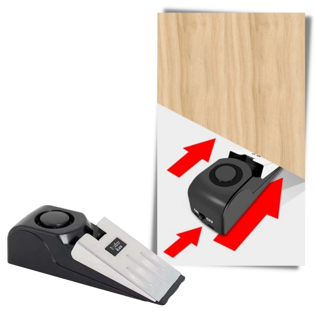 Alarme de sécurité avec cale-porte