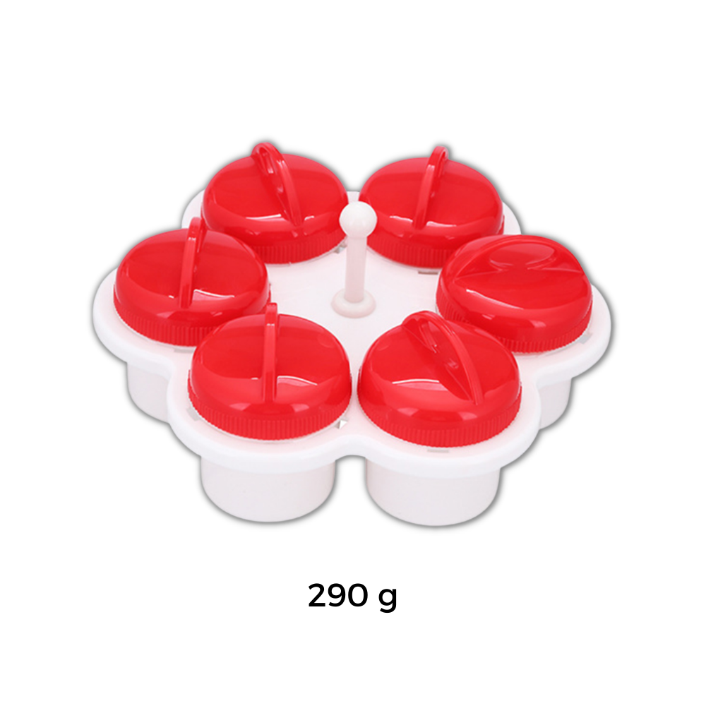 Lot de 6 cuiseurs à œufs