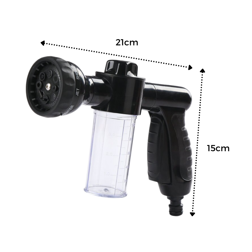 Pistolet de lavage de voiture haute pression avec distributeur de savon