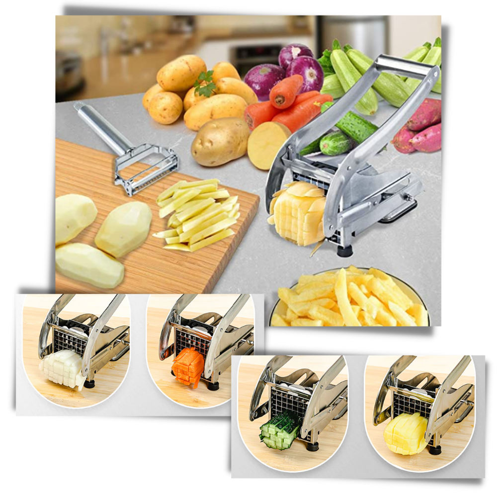 Machine pour couper les frites