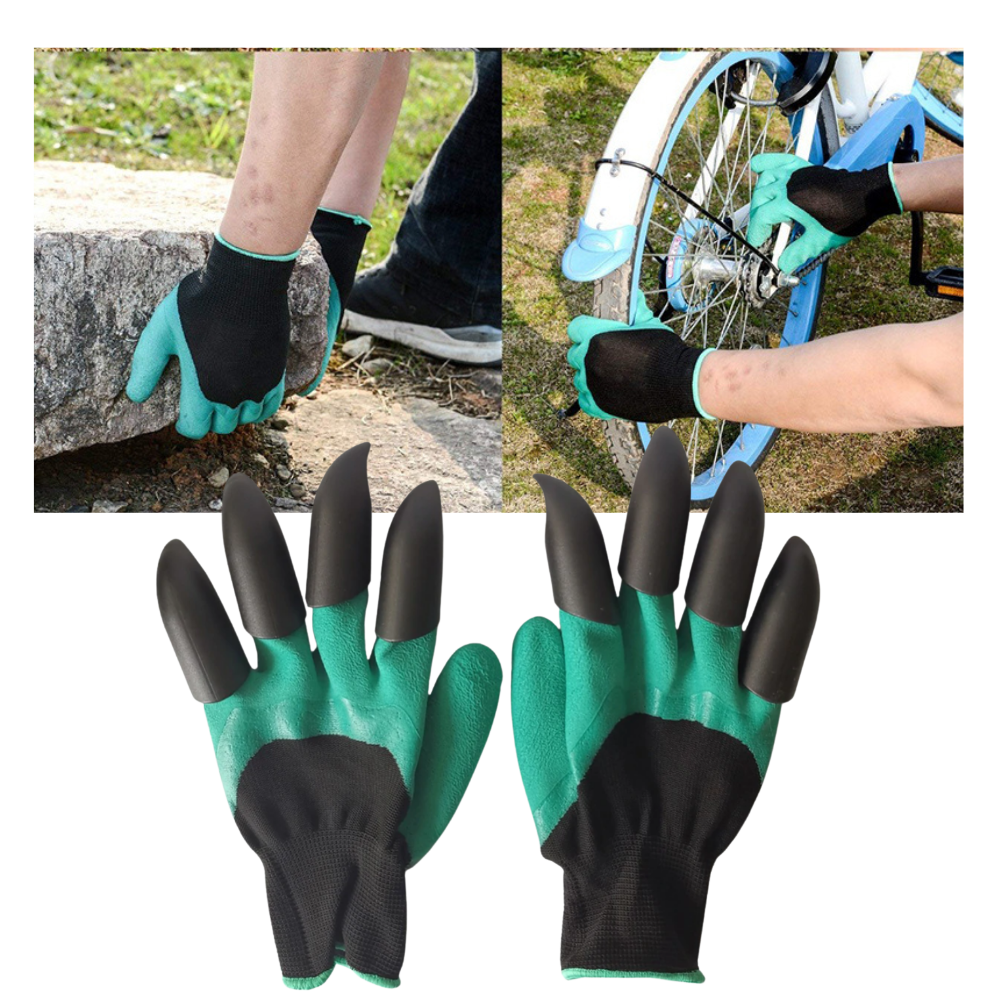 Gants de jardinage avec griffes
