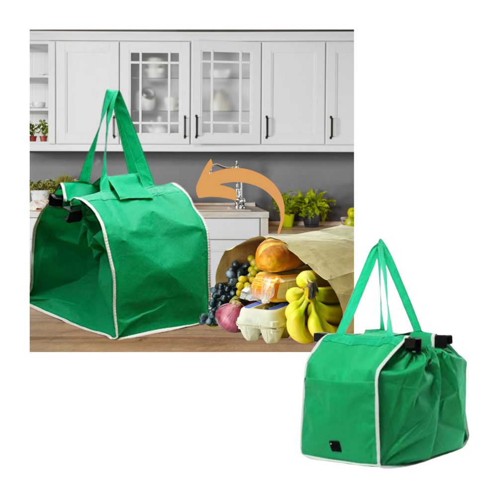 Sac à provisions réutilisable pour chariot