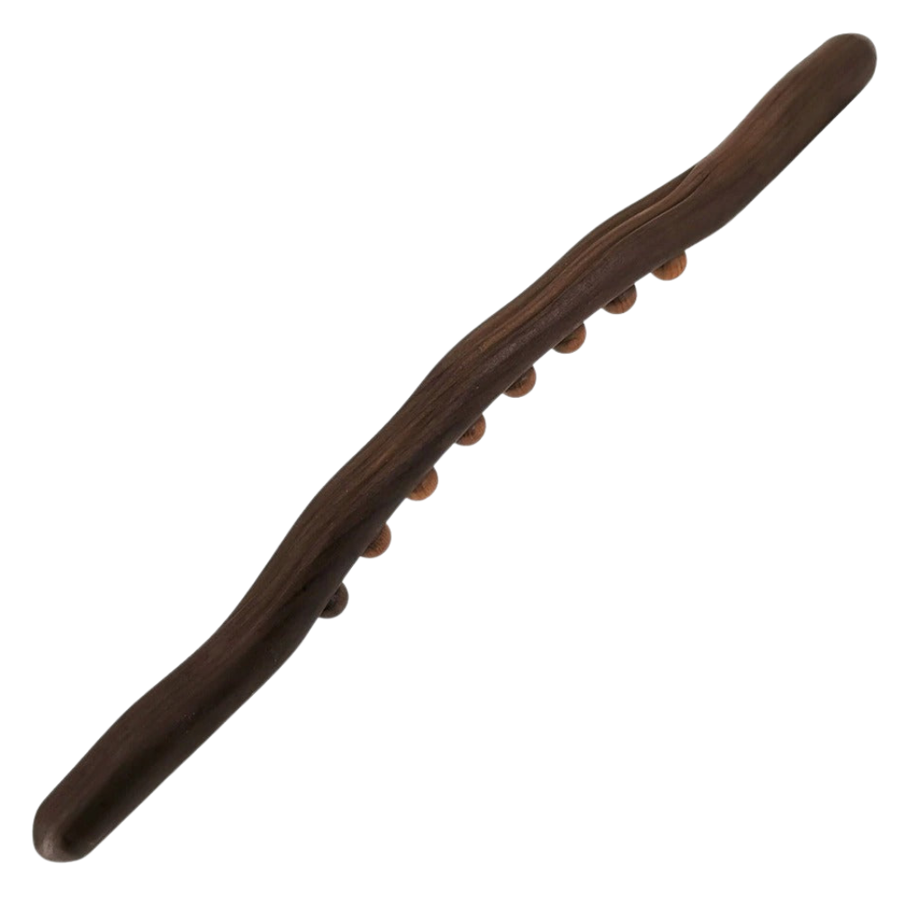 Masseur musculaire en bois naturel