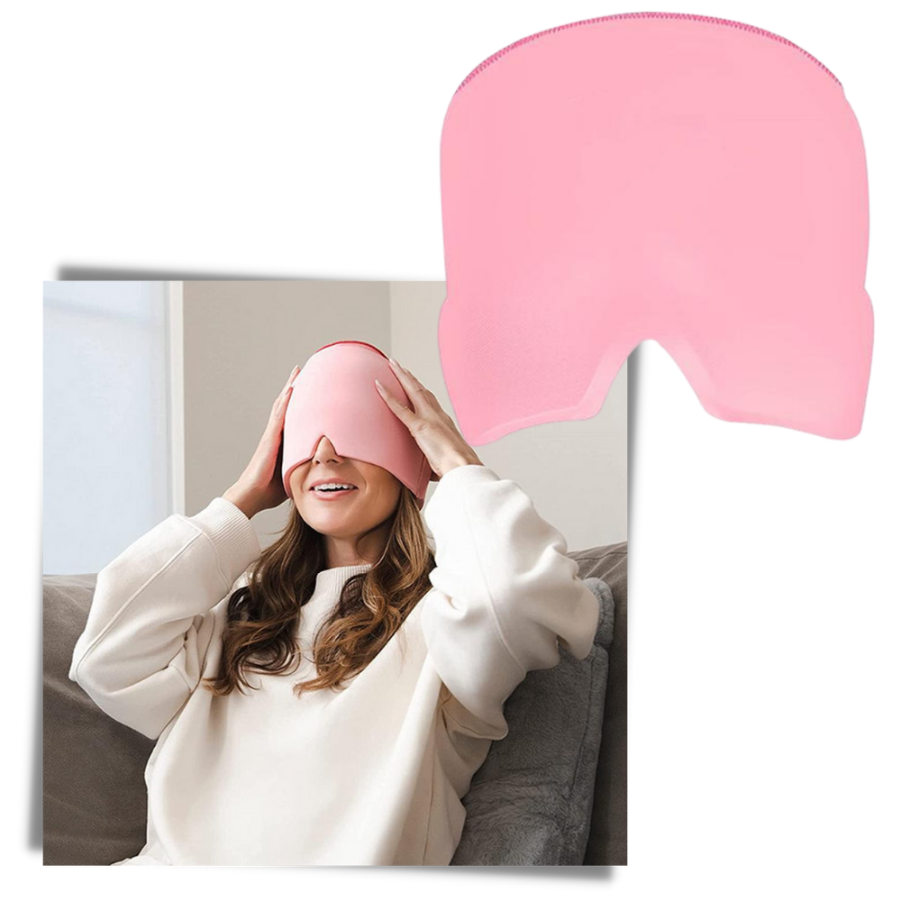 Bonnet anti migraine à thérapie chaud-froid