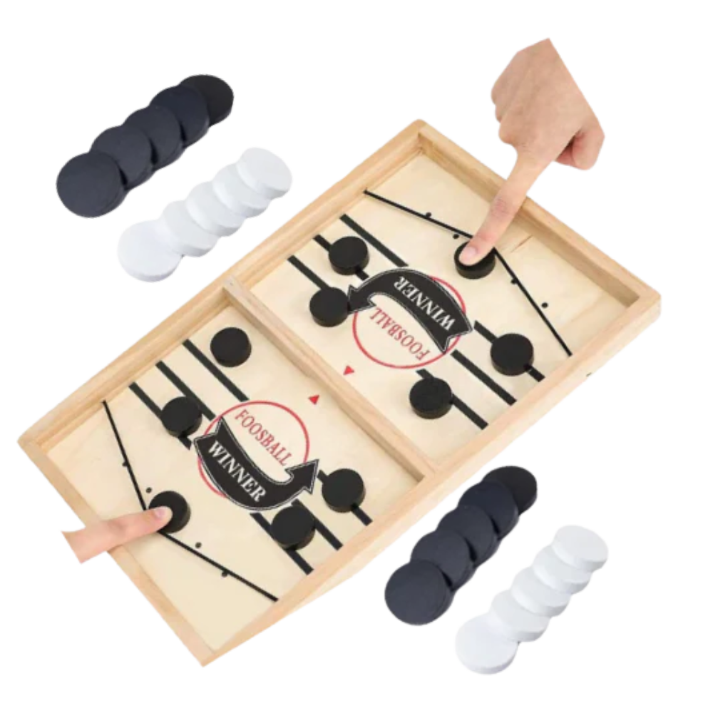 Jeu de hockey sur table en bois