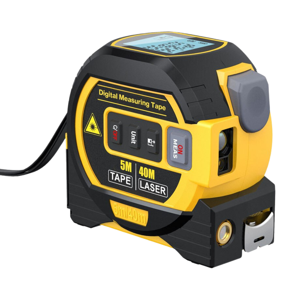 Mètre à ruban laser 3-en-1