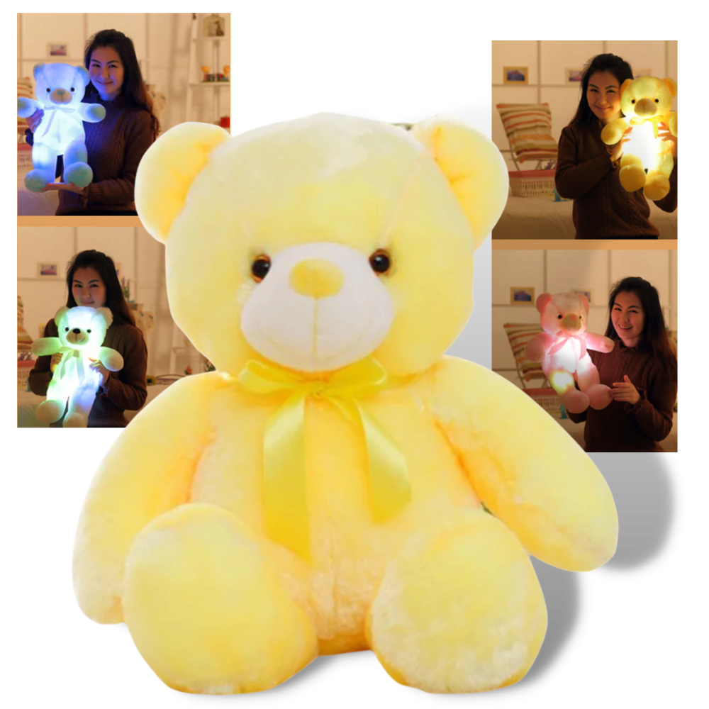 Veilleuse ourson en peluche