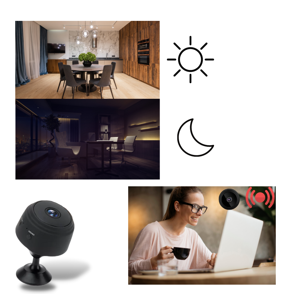 Mini caméra de surveillance sans fil