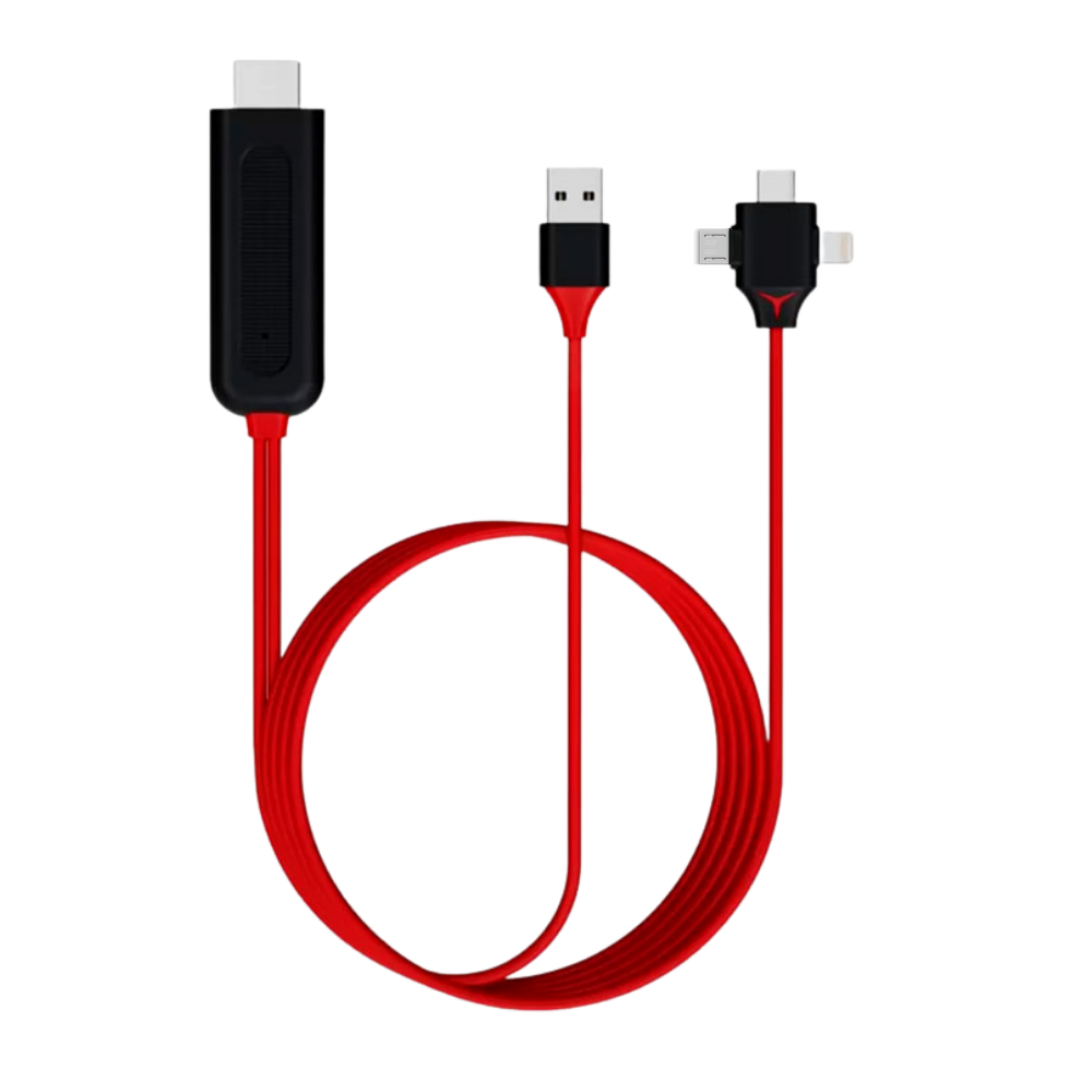 Câble adaptateur HDMI pour téléphones et tablettes