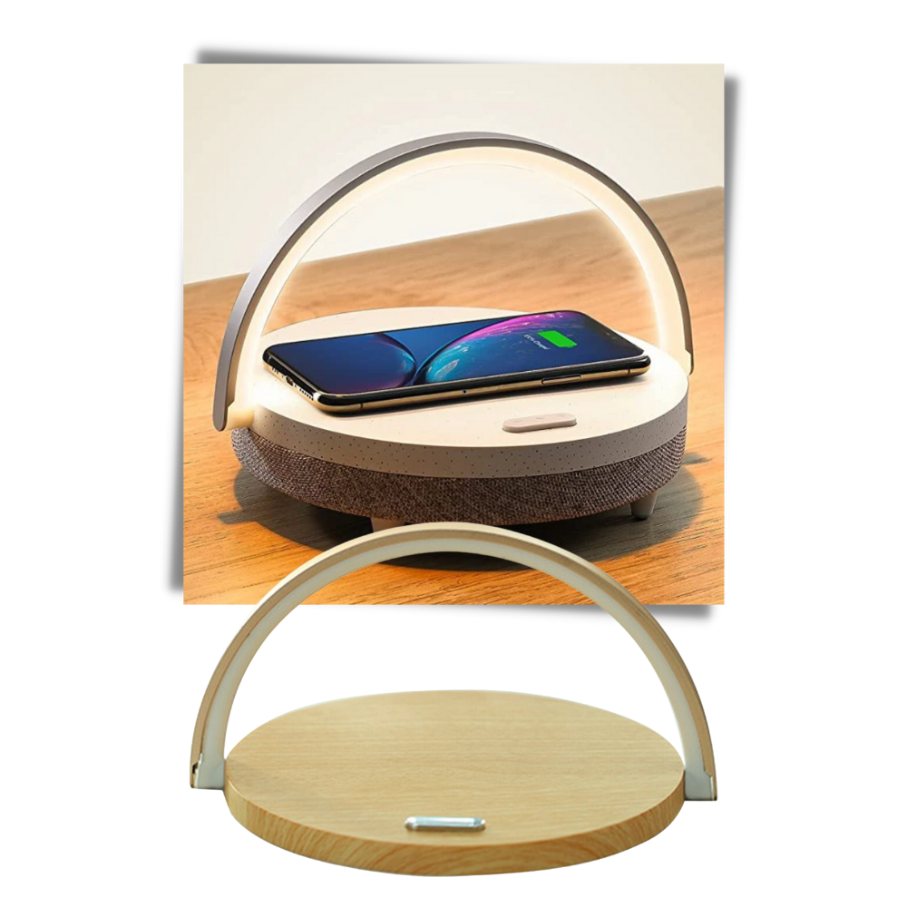 Lampe de bureau et chargeur de téléphone sans fil