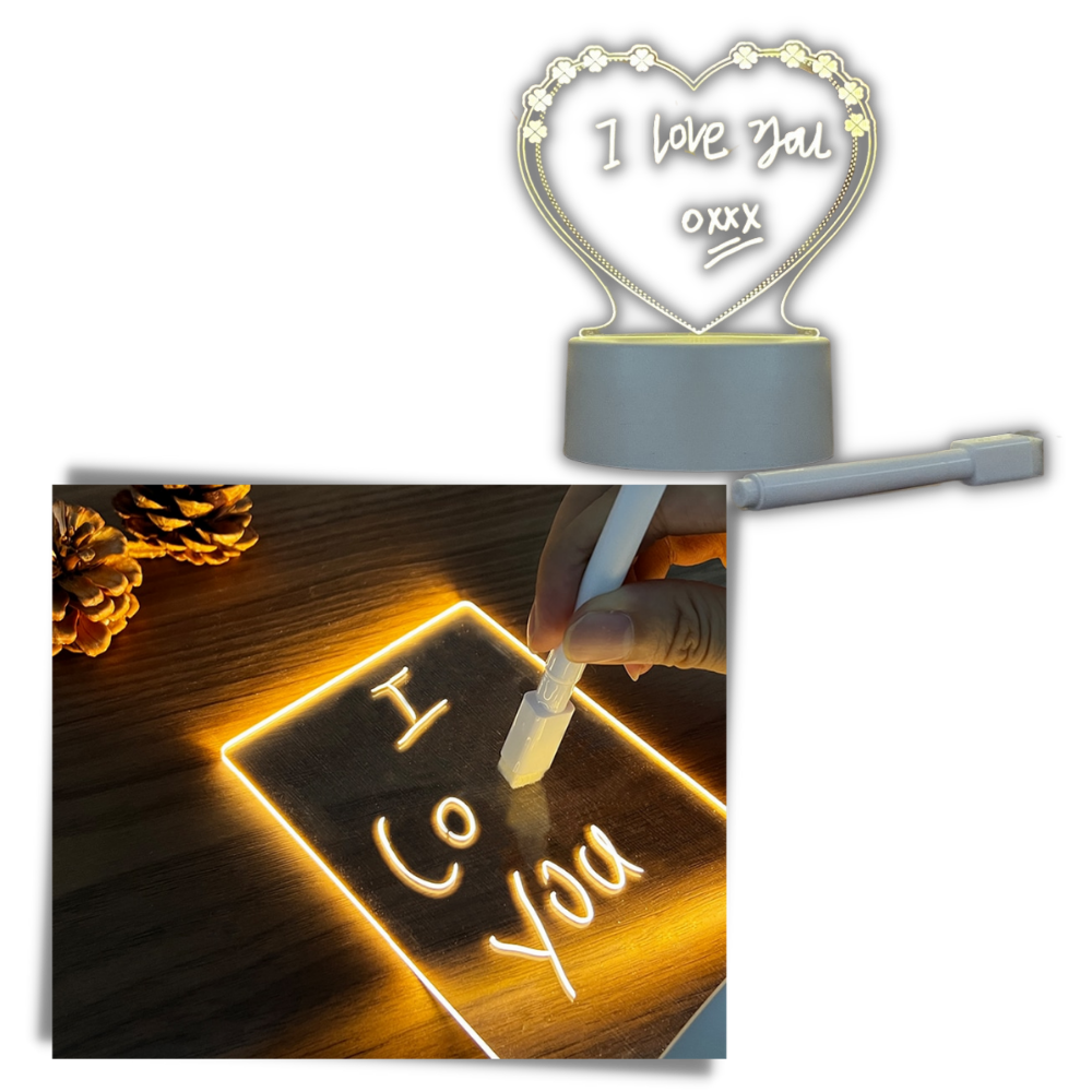 Tableau d'affichage LED avec stylo