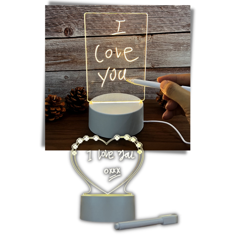 Tableau d'affichage LED avec stylo