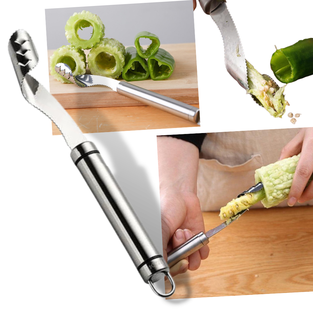 Evideur pour légumes et poivrons