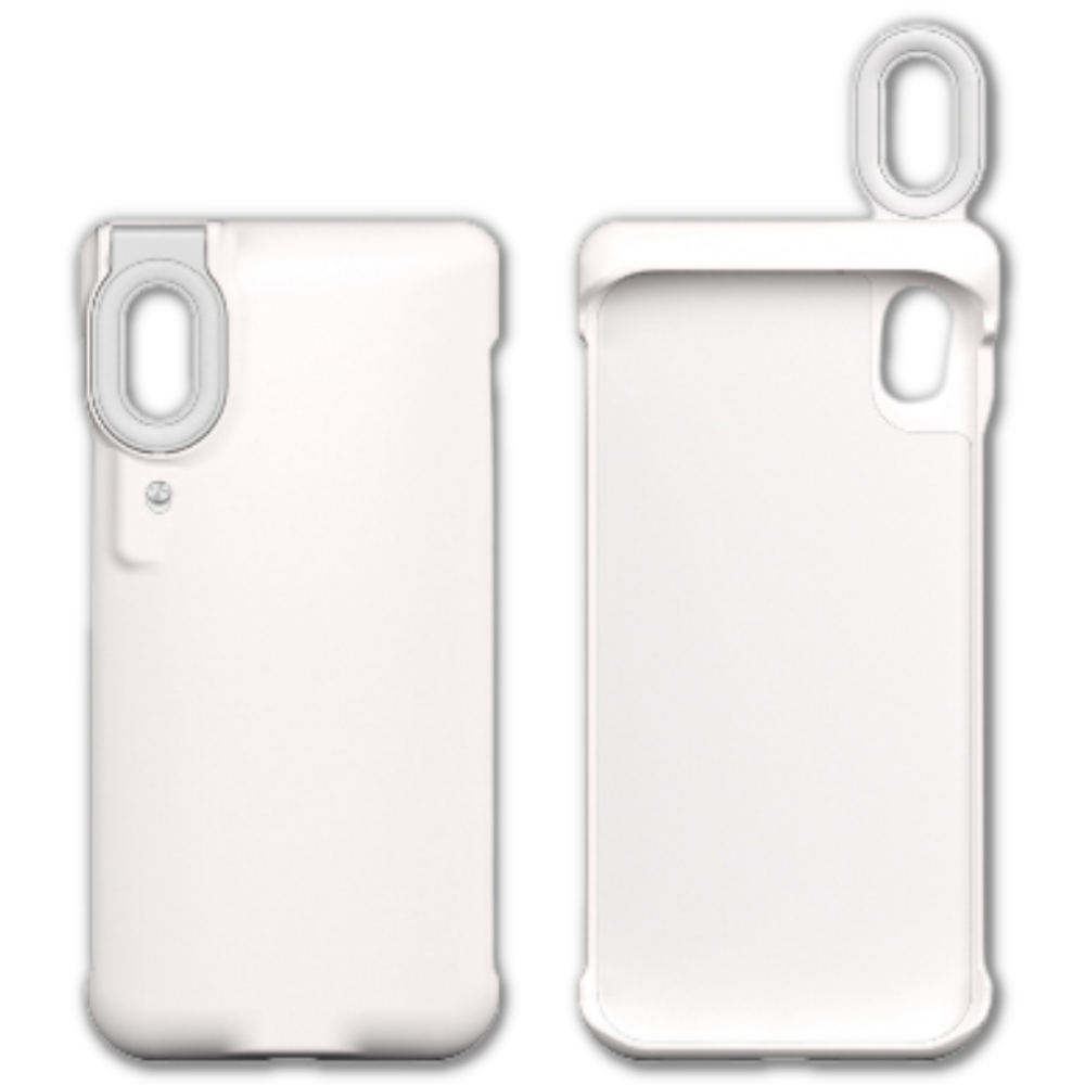 Étui de téléphone avec anneau lumineux LED