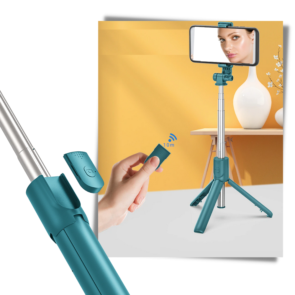 Bâton à selfie avec trépied