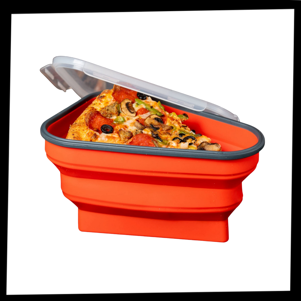 Boite extensible de conservation de pizza