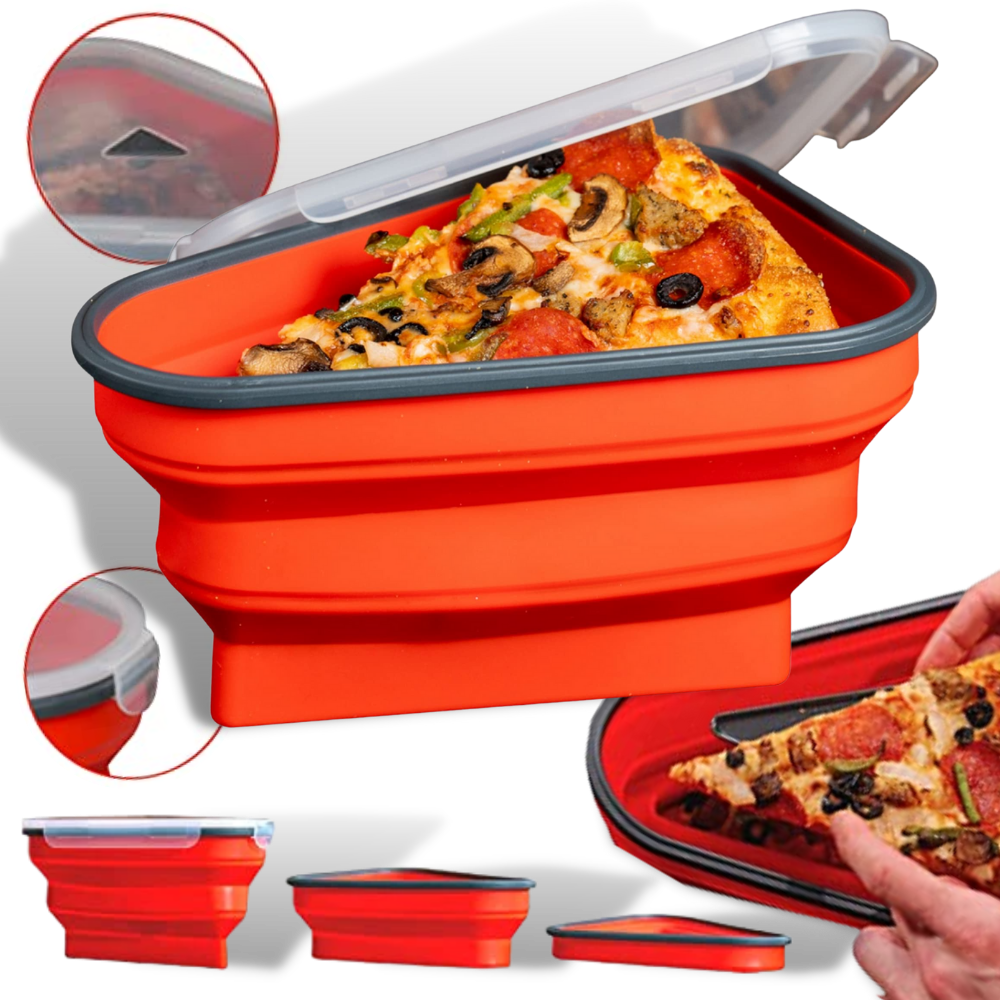 Boite extensible de conservation de pizza