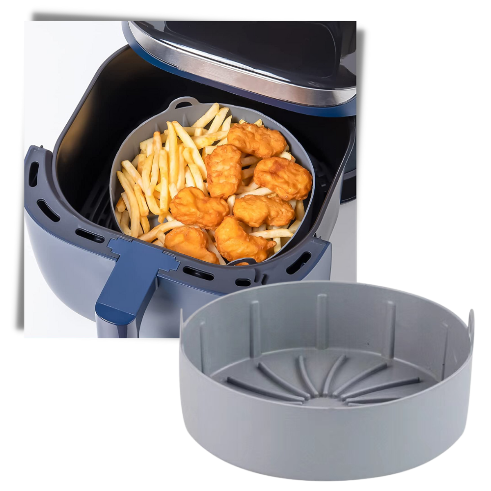 Poêle en silicone réutilisable pour friteuse à air