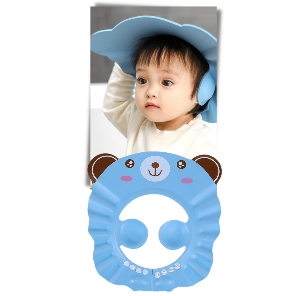 Bonnet de douche et protège-oreilles pour enfants