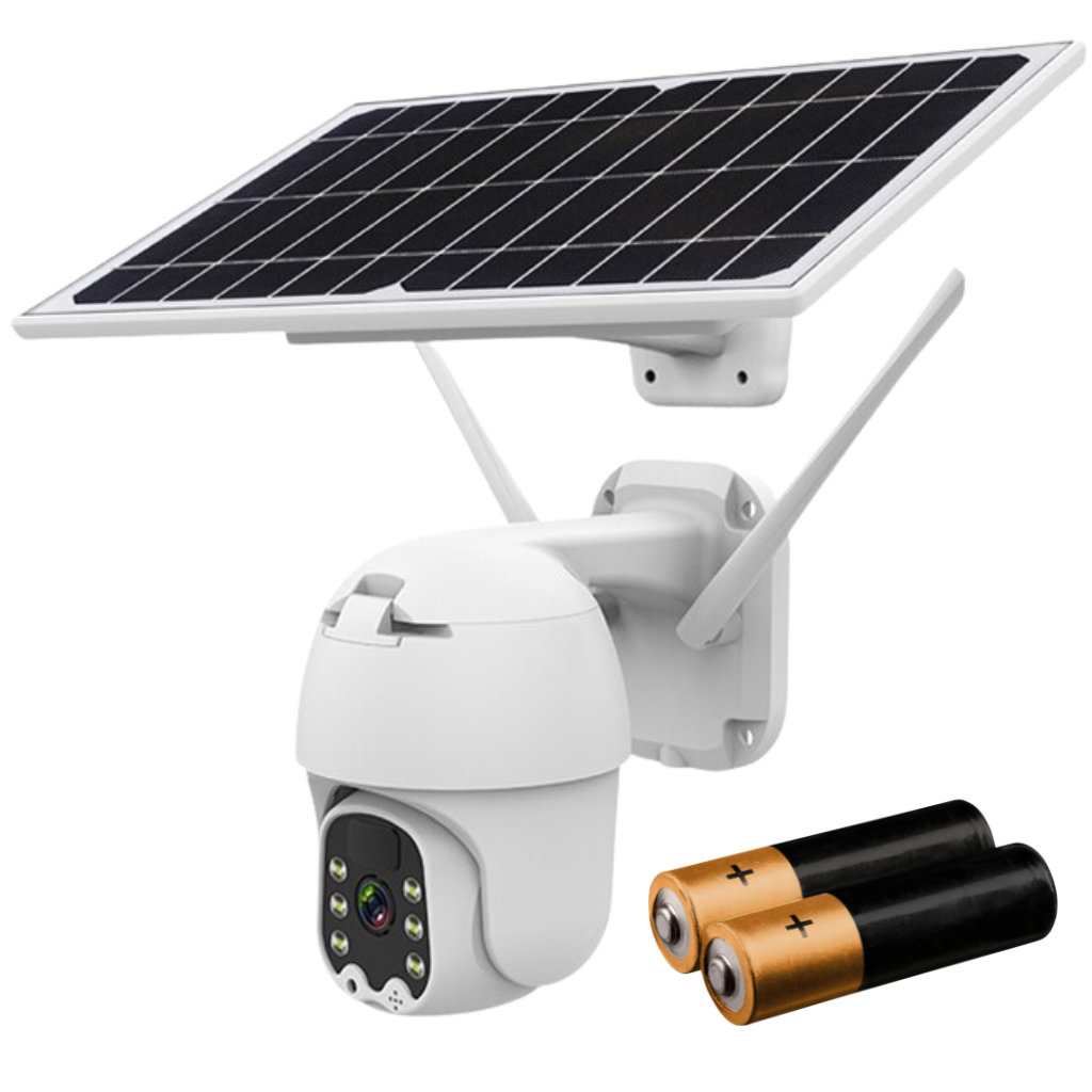 Caméra extérieure à énergie solaire