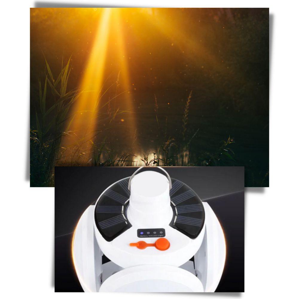 Lampe LED rechargeable de camping