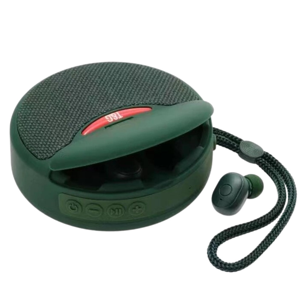 Haut-parleur bluetooth sans fil avec oreillettes