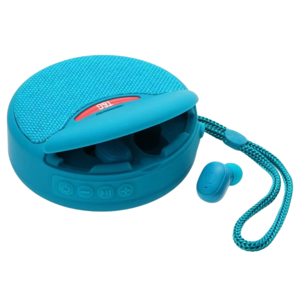 Haut-parleur bluetooth sans fil avec oreillettes