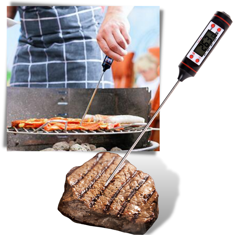 Thermomètre à sonde de cuisson numérique