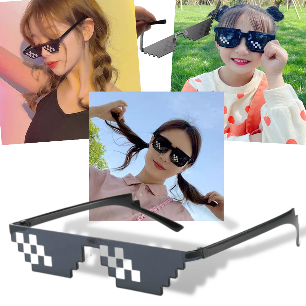 Lunettes de soleil pixel mode