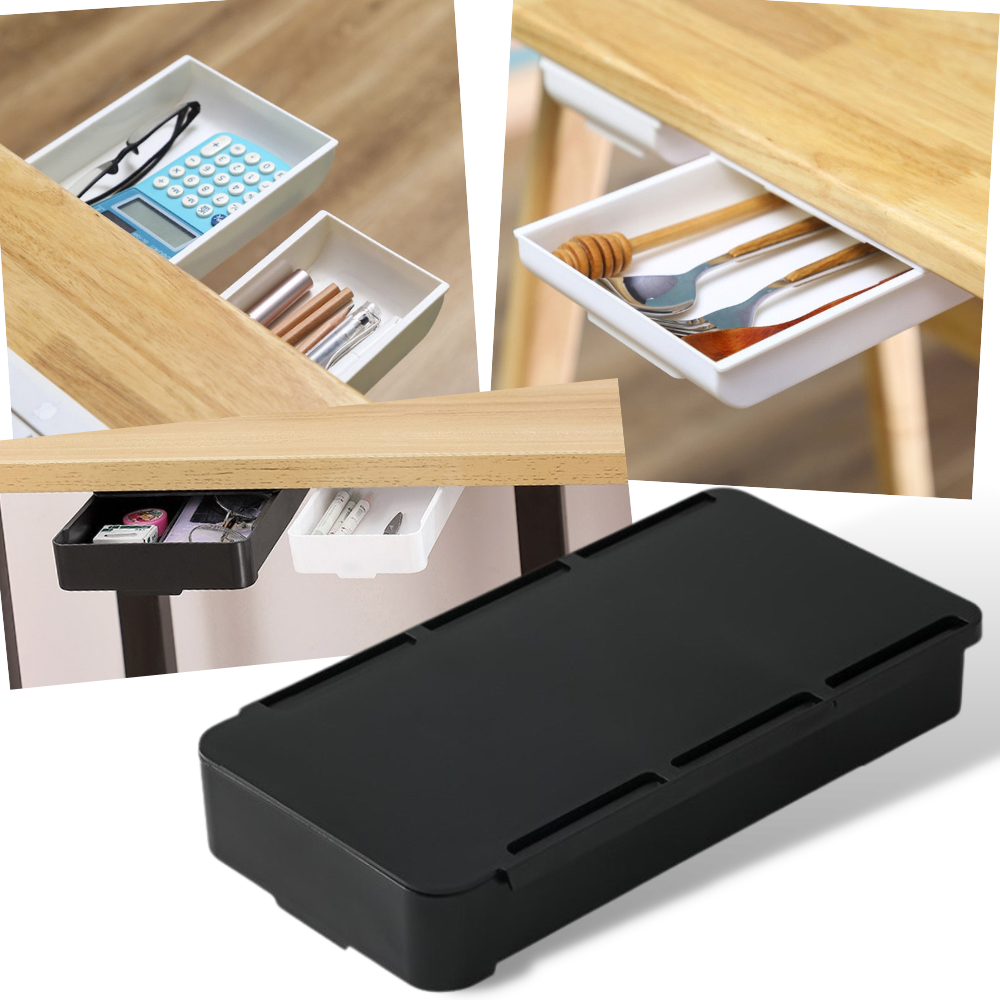 Organisateur de tiroir de bureau invisible