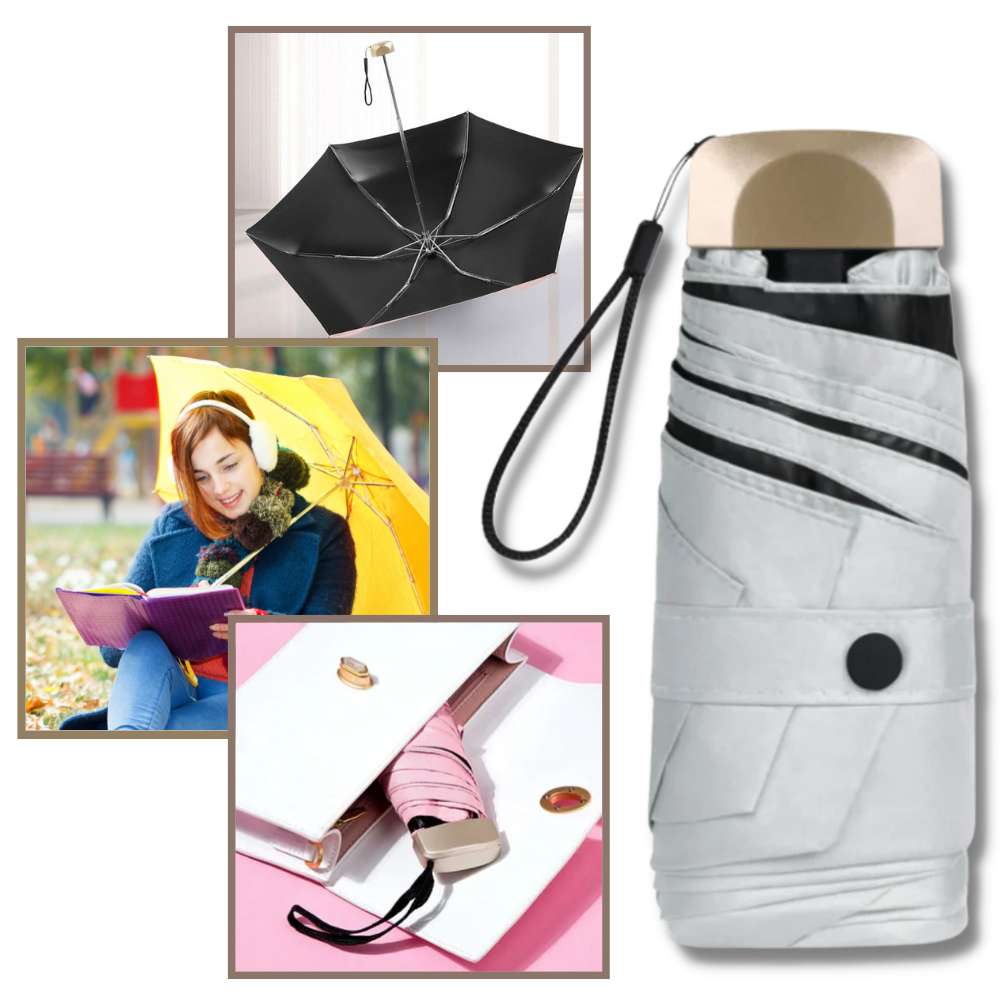 Parapluie de poche avec protection UV