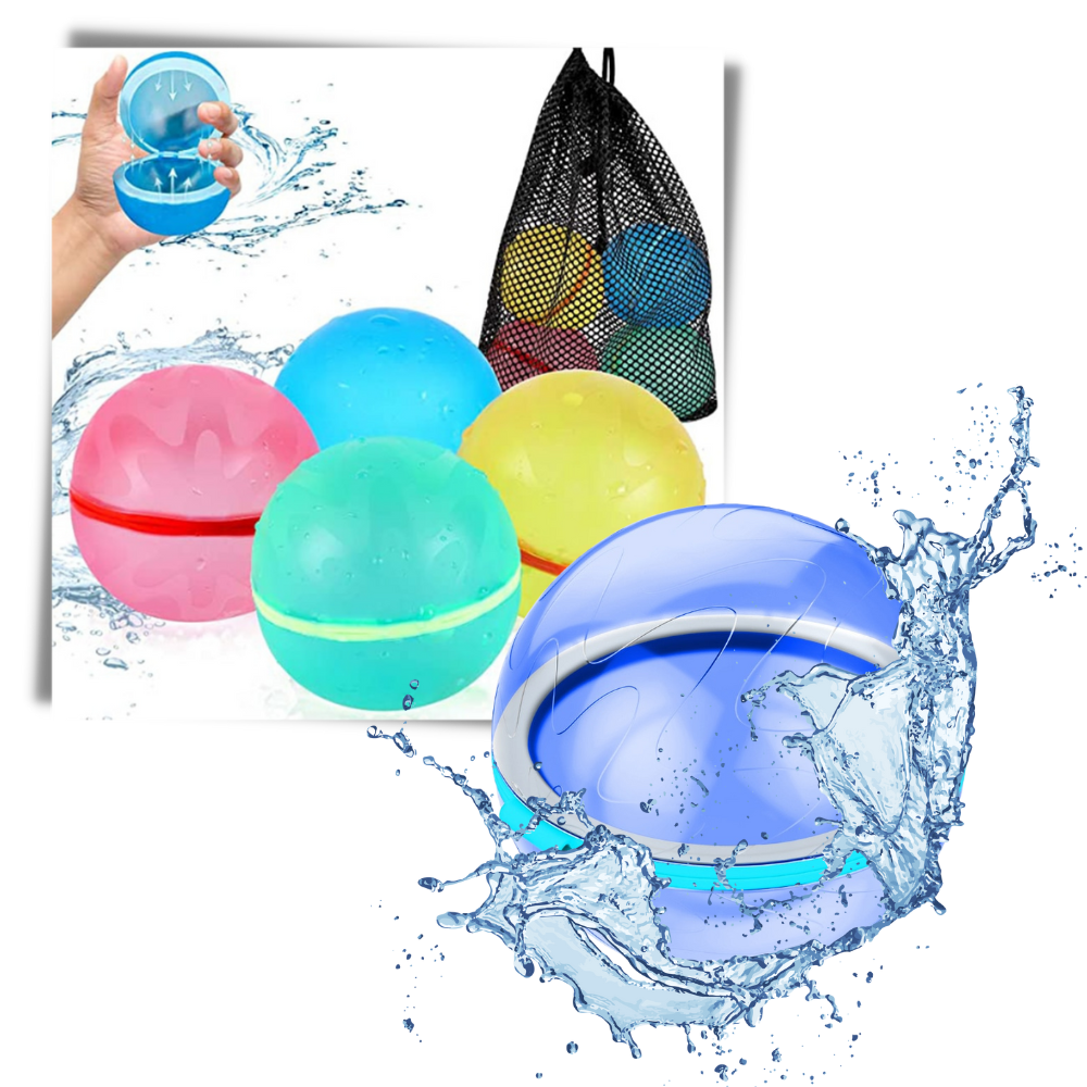Pack de ballons d'eau réutilisables