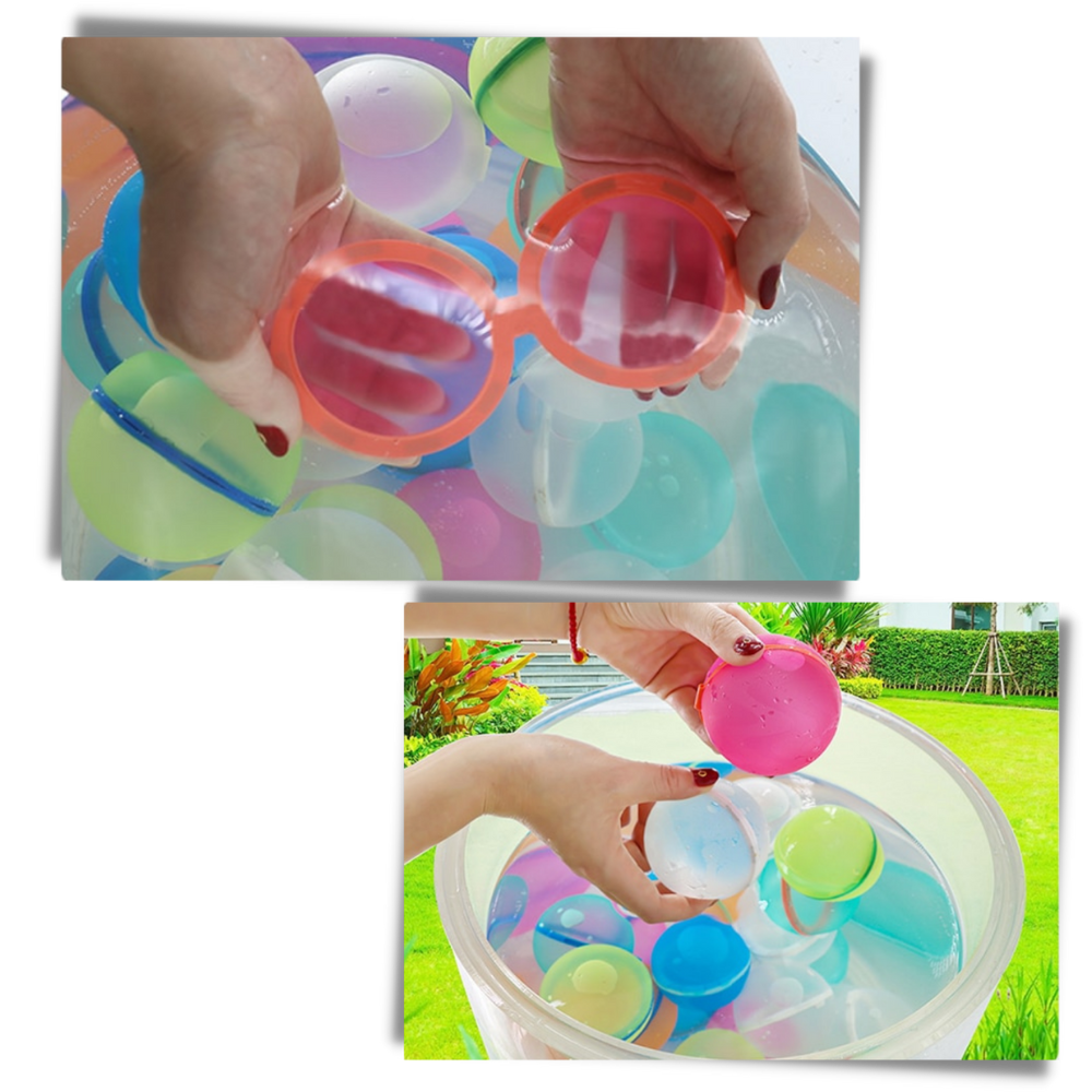 Pack de ballons d'eau réutilisables