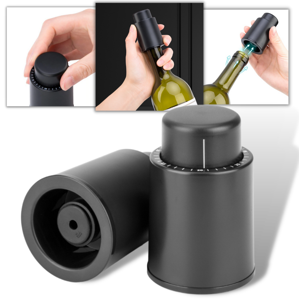 Bouchon vide d'air pour bouteilles de vin
