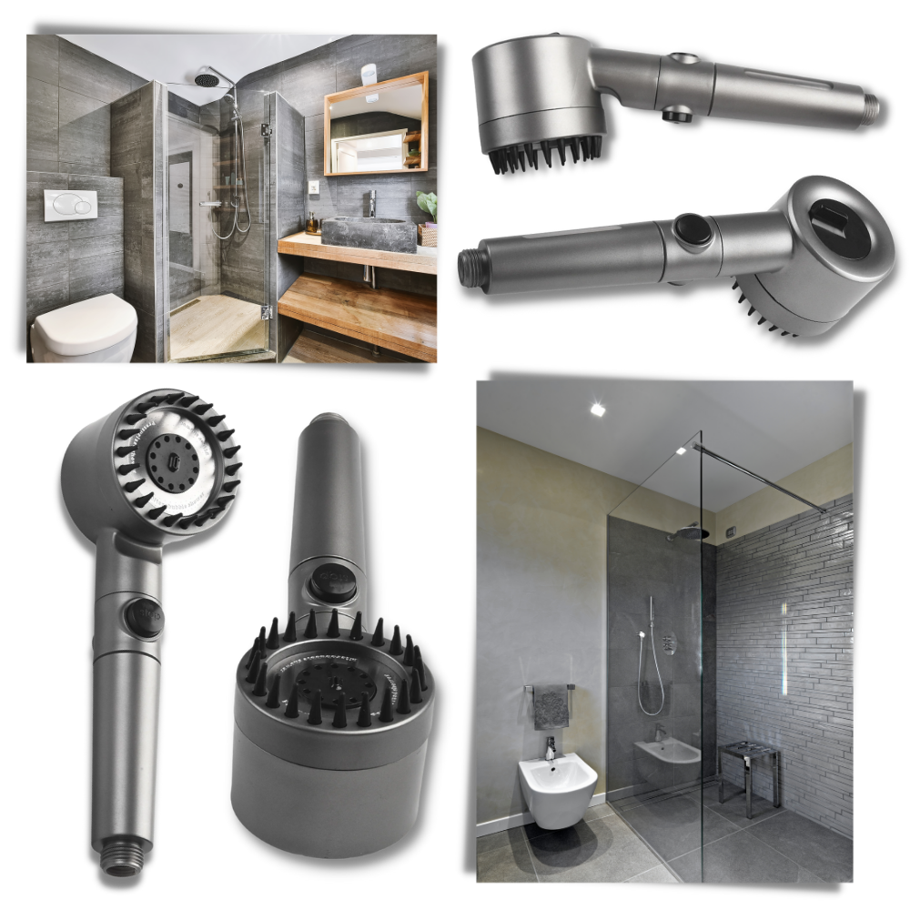 Pommeau de douche haute pression 4 en 1