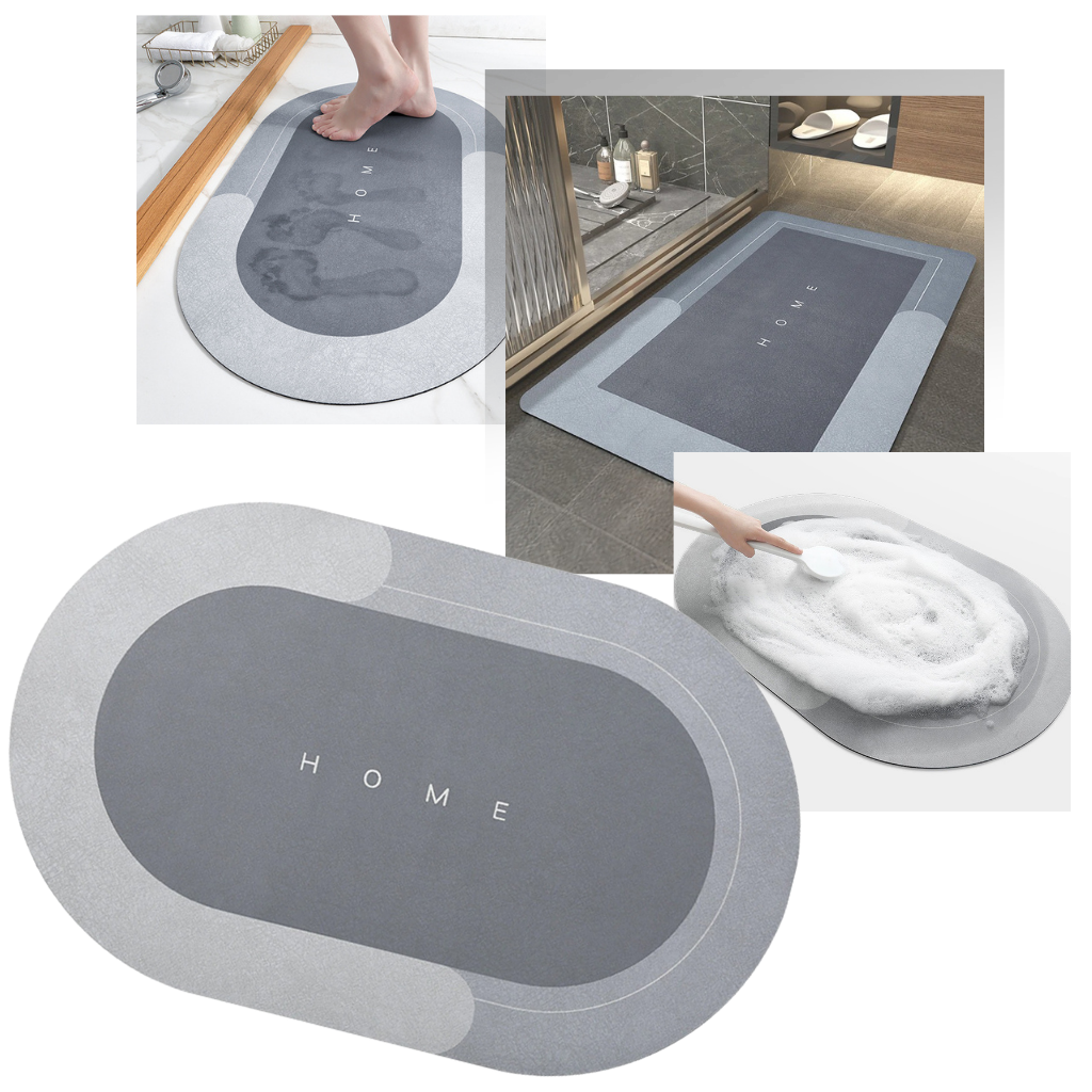 Tapis de sol antidérapant extra absorbant