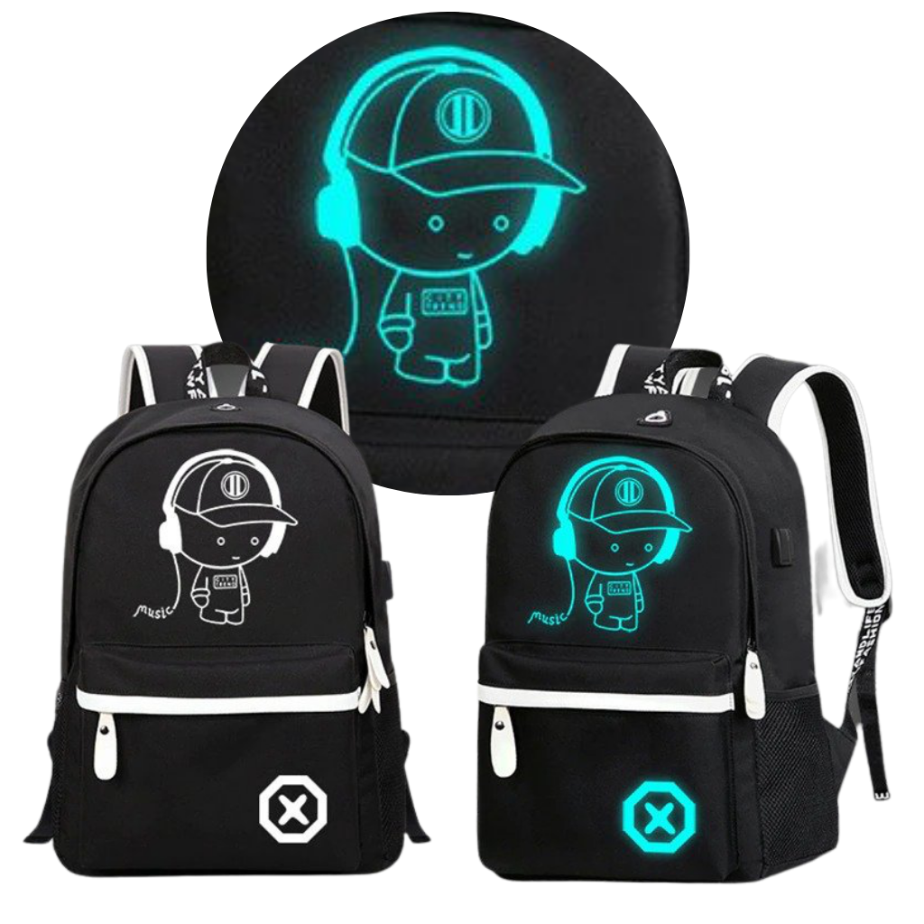 Sac à dos lumineux pour ordinateur portable