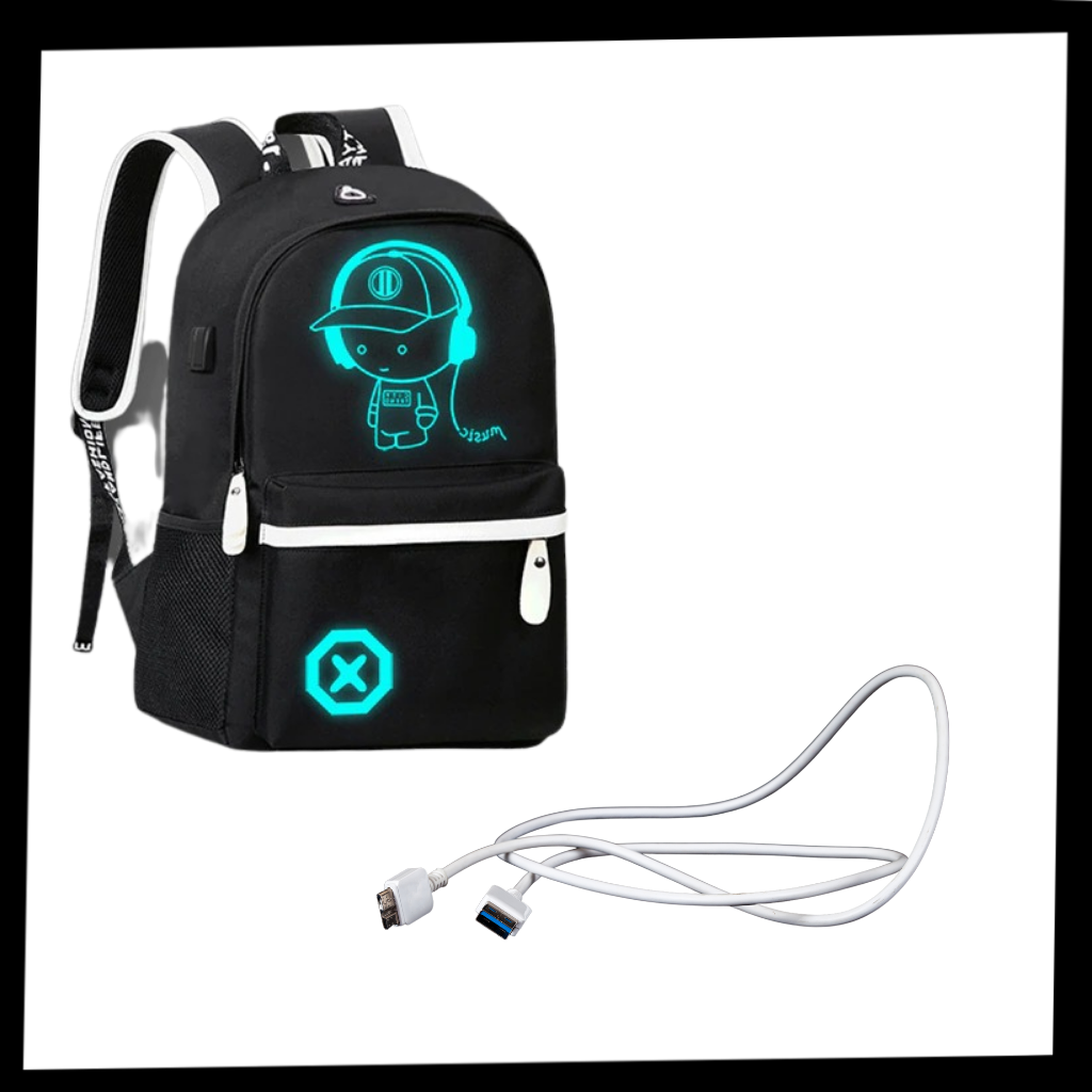 Sac à dos lumineux pour ordinateur portable
