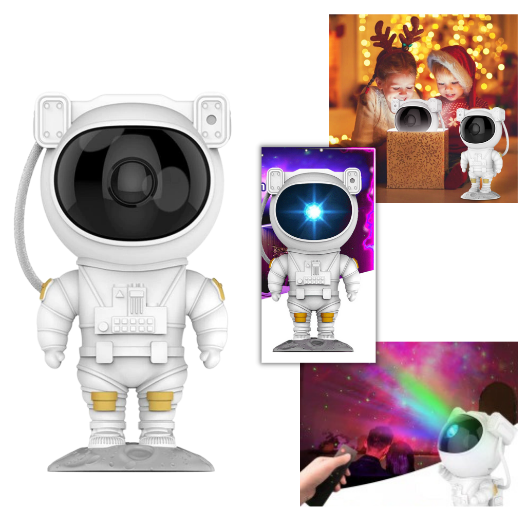 Lampe de nuit de projection d'astronaute