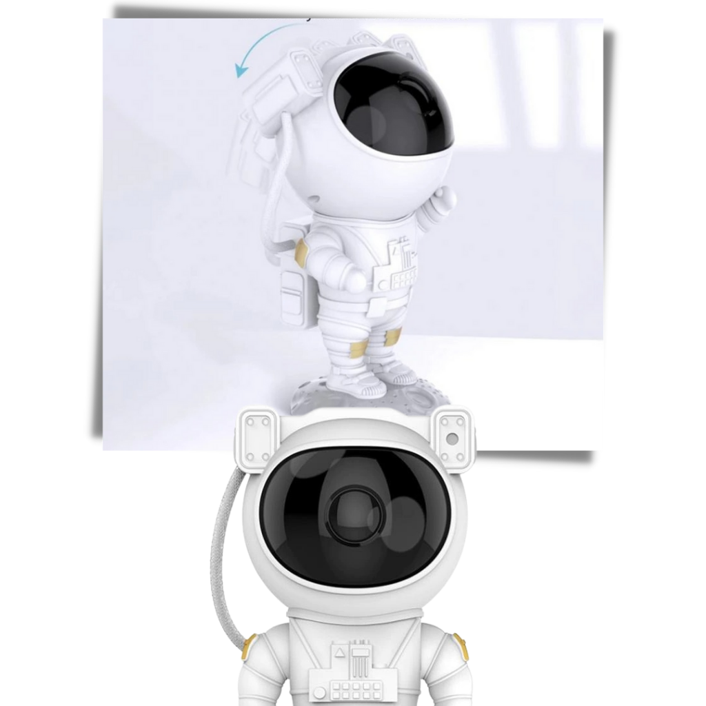 Lampe de nuit de projection d'astronaute
