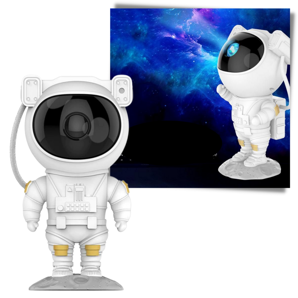 Lampe de nuit de projection d'astronaute