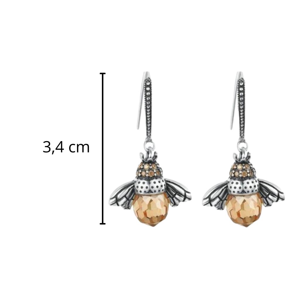 Boucles d'oreilles en forme d'abeille
